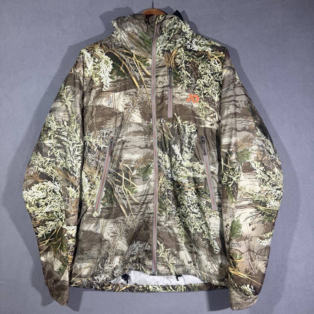 First Lite Uncompahgre Puffer Jacket Mens Large Advantage Max-1 Camo Hunting